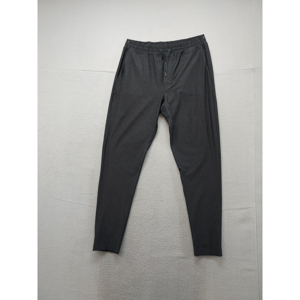Outdoor Voices Men Sweatpant L Black Elastic Waist Drawstring Stretch Activewear